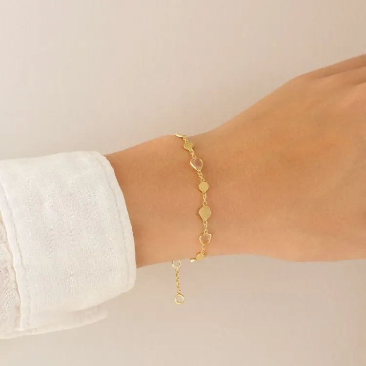 armband in verguld messing - Eliné