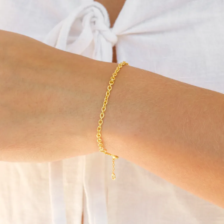 armband in verguld messing - Eliné