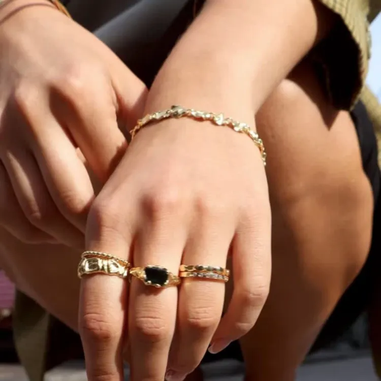 armband in verguld messing - Eliné