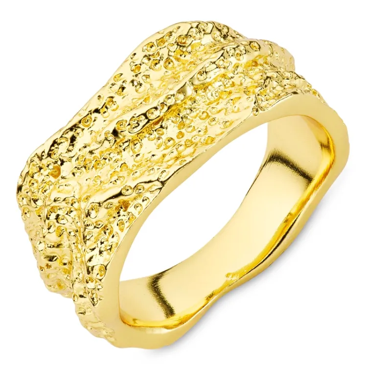 ring in verguld messing - Eliné