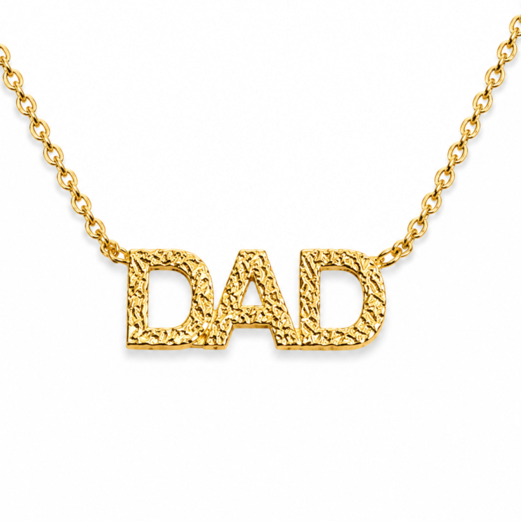 dad ketting in verguld messing - Eliné