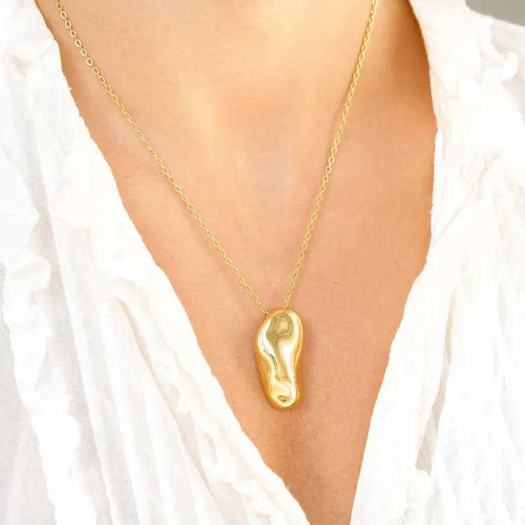 waterproof ketting in verguld staal - OCEANA