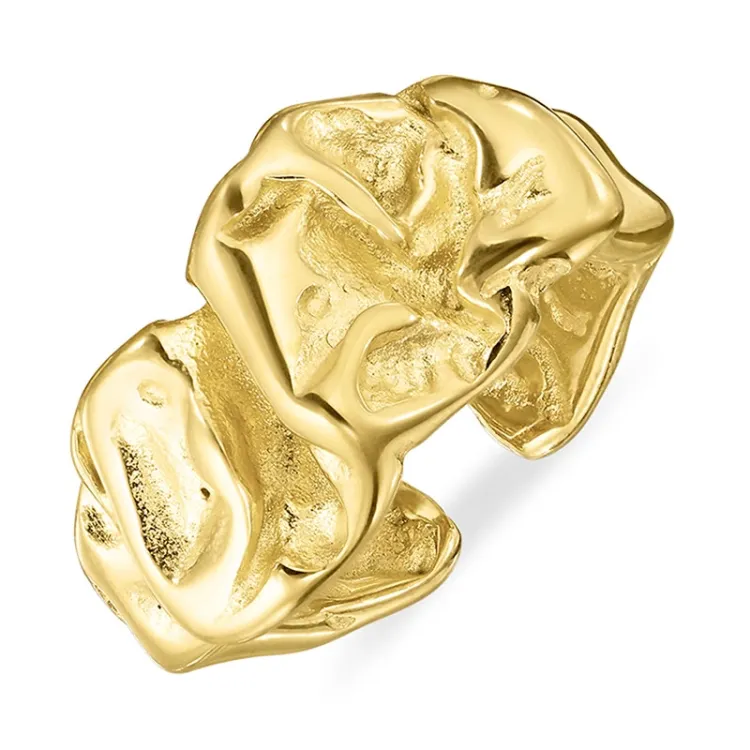 waterproof ring in verguld staal - OCEANA