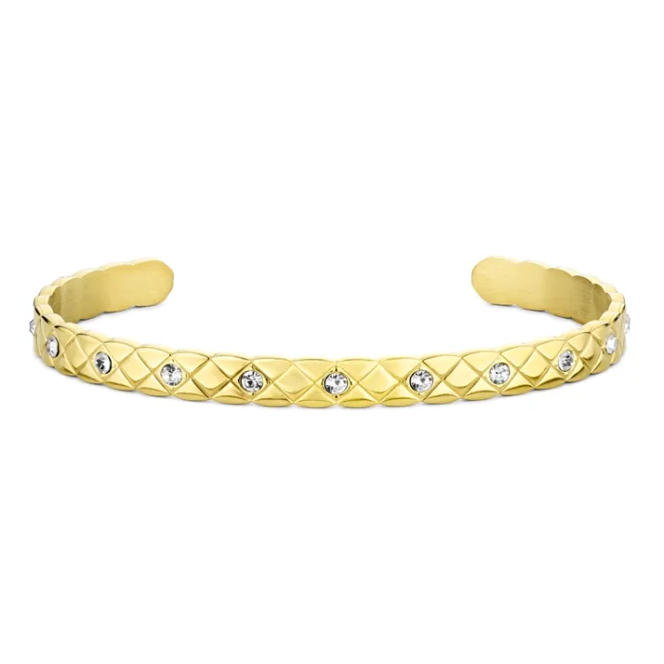 waterproof zirkoon armband in verguld staal - OCEANA