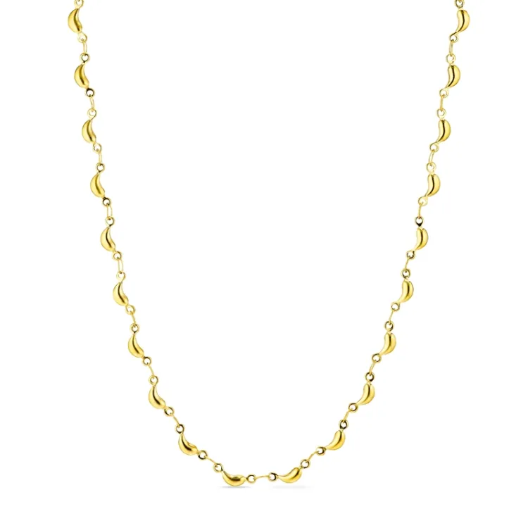 waterproof ketting in verguld staal  x 3,9 mm  - OCEANA