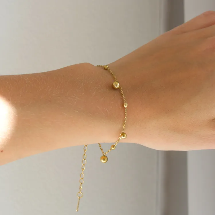 waterproof armband in verguld staal - OCEANA