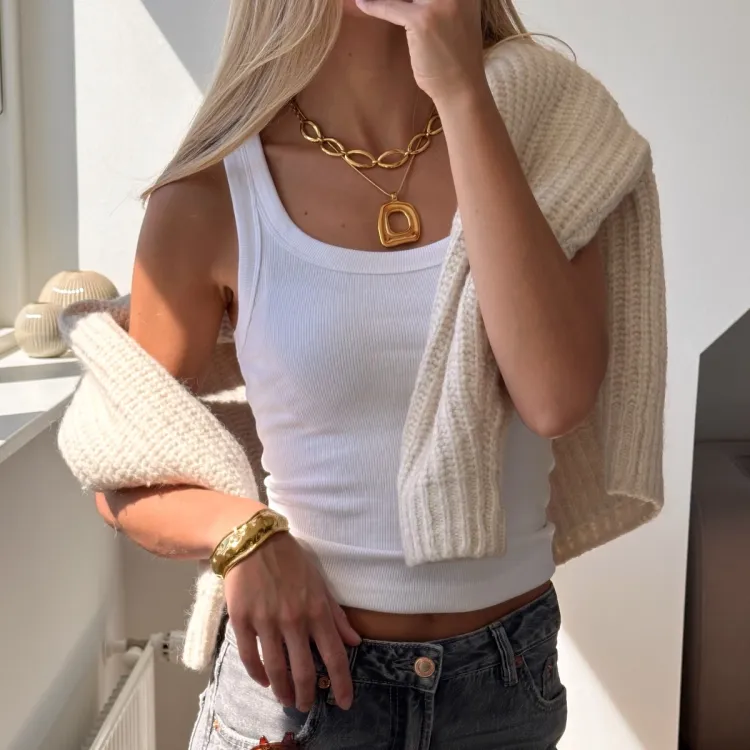 waterproof ketting in verguld staal - OCEANA