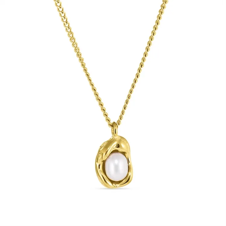 waterproof ketting in verguld staal - OCEANA