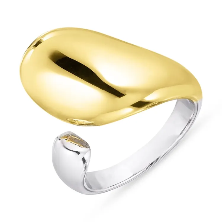 waterproof ring in verguld staal - OCEANA