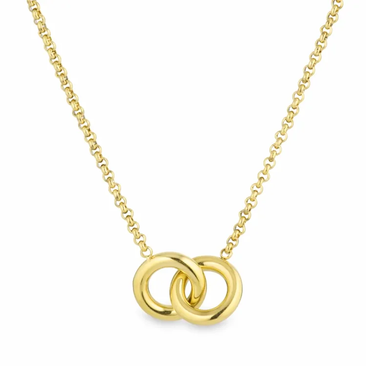 waterproof ketting in verguld staal - OCEANA