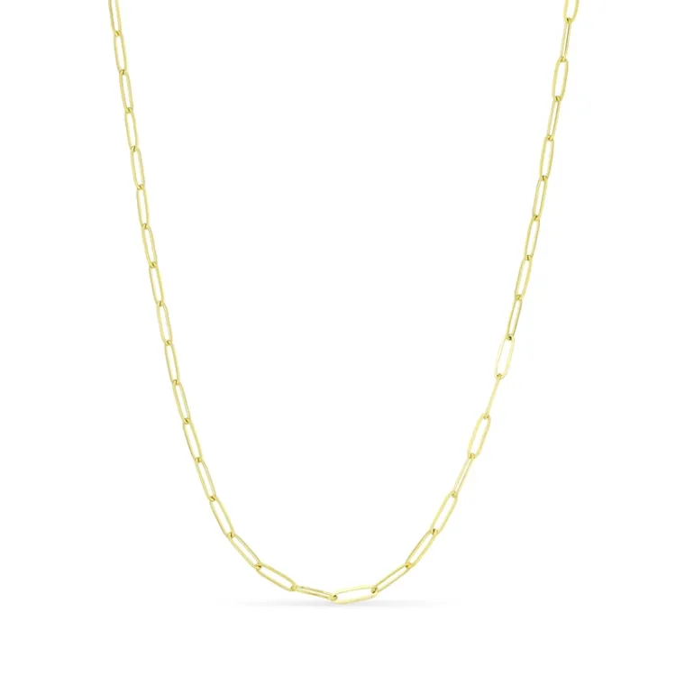 waterproof ketting in verguld staal 40 + 5 cm x 3,5 mm  - OCEANA