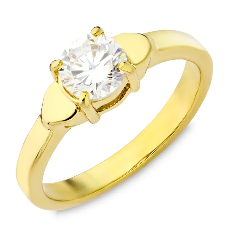 waterproof ring in verguld staal - OCEANA