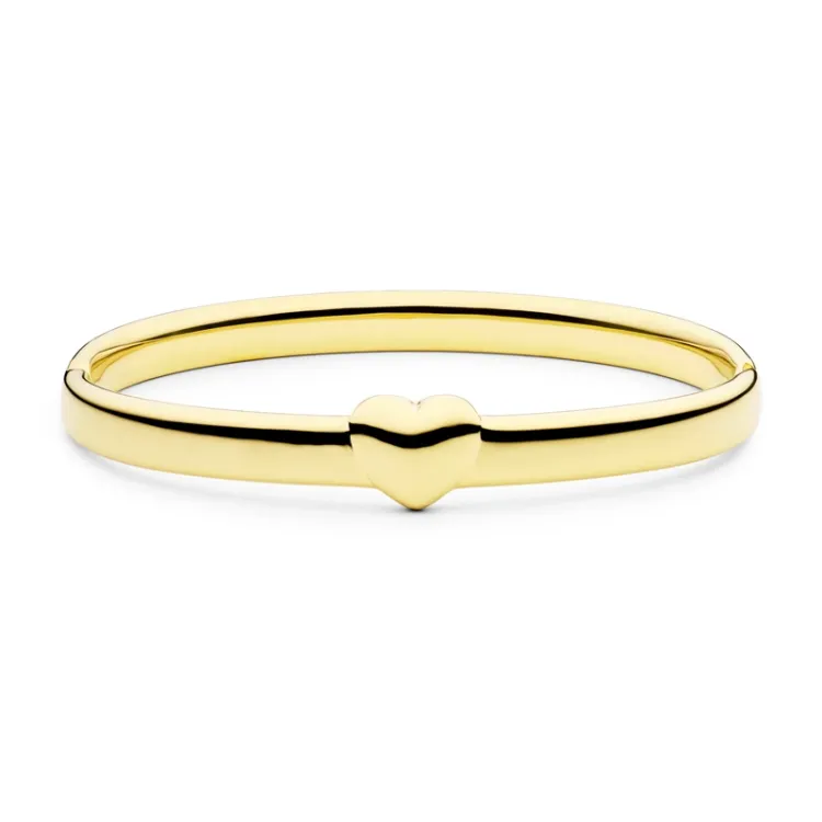 waterproof hart armband in verguld staal - OCEANA