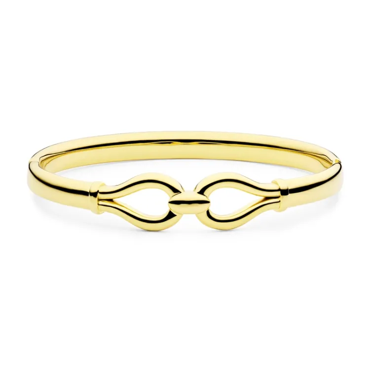 waterproof infinity armband in verguld staal - OCEANA