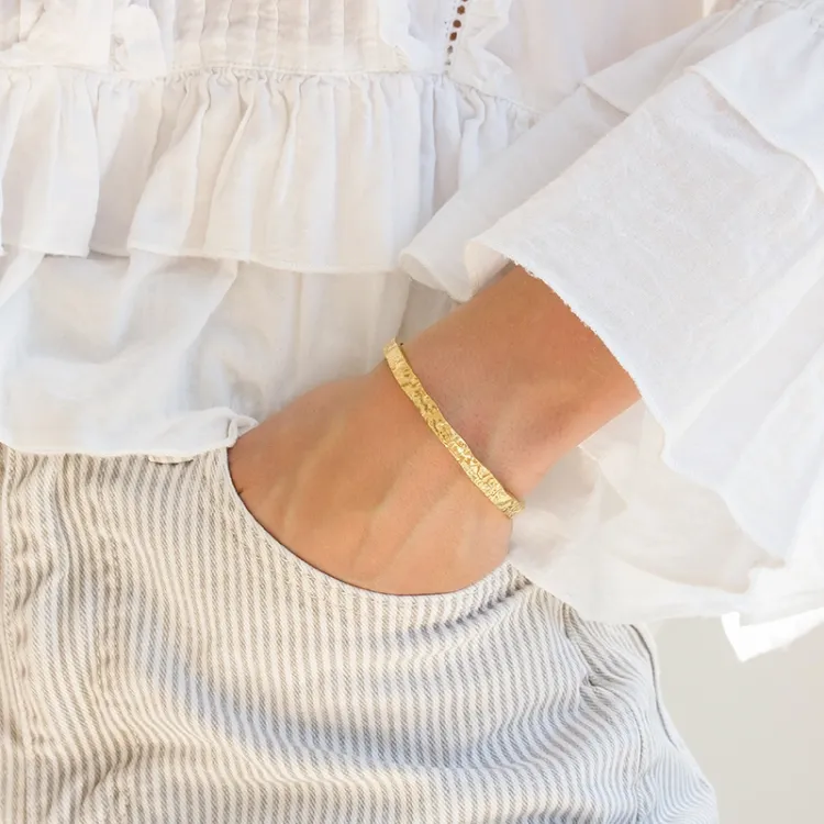 waterproof armband in verguld staal - OCEANA