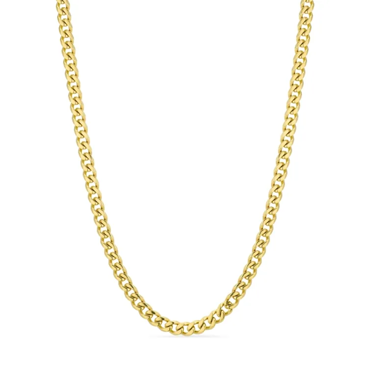 waterproof ketting in verguld staal - OCEANA