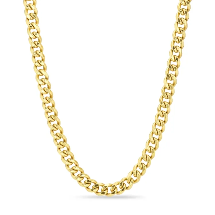 waterproof ketting in verguld staal - OCEANA