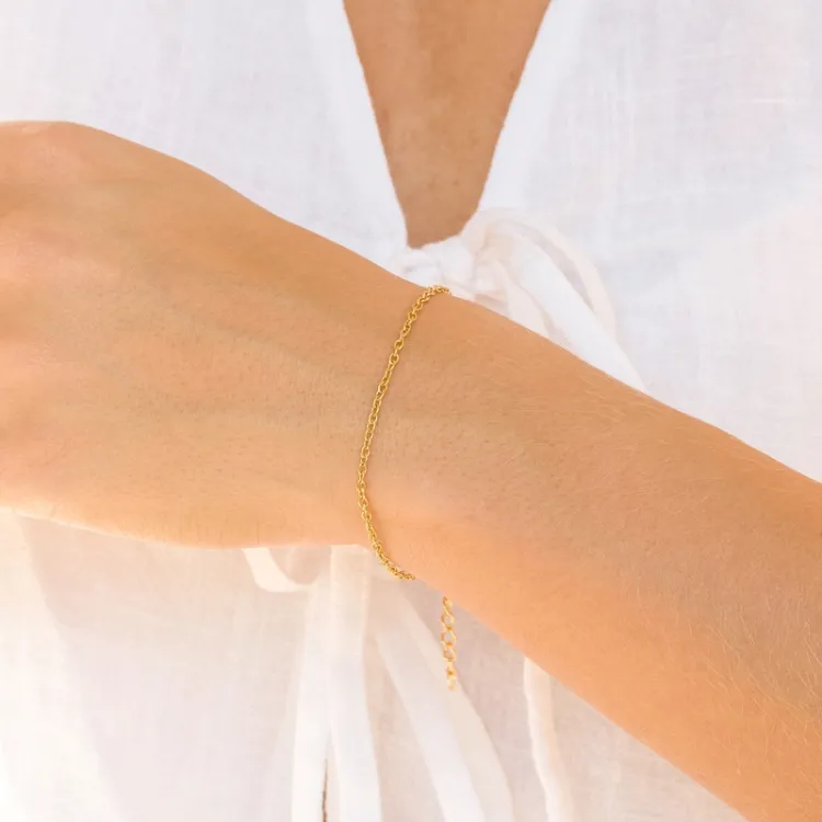 waterproof armband in verguld staal - OCEANA