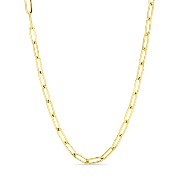 waterproof parel ketting met hanger in verguld staal - OCEANA