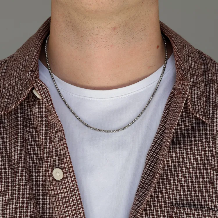 waterproof ketting in staal 50 cm x 3 mm  - OCEANA