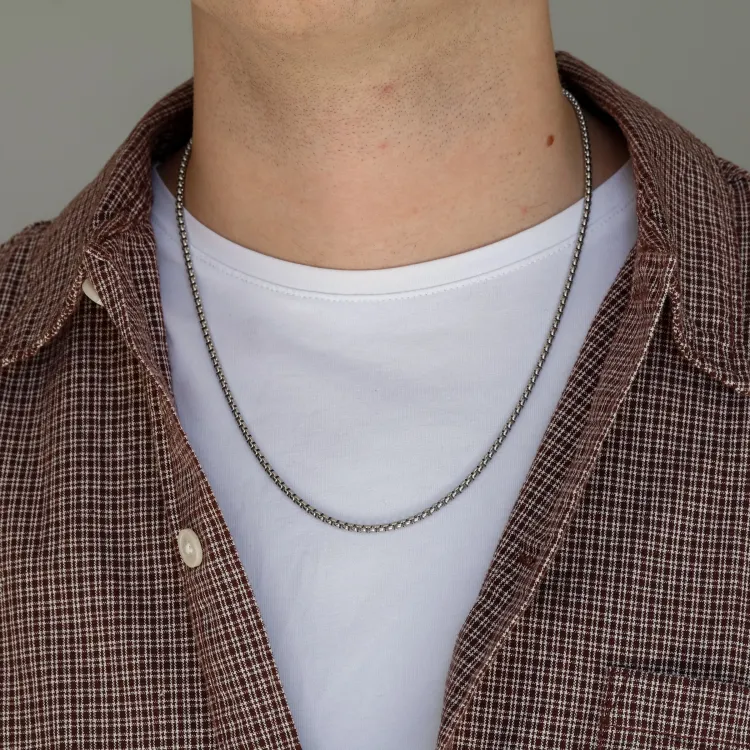 waterproof ketting in staal 55 cm x 3 mm  - OCEANA