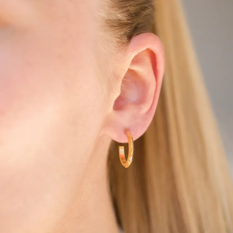 17 mm waterproof halfcreool in verguld staal - OCEANA