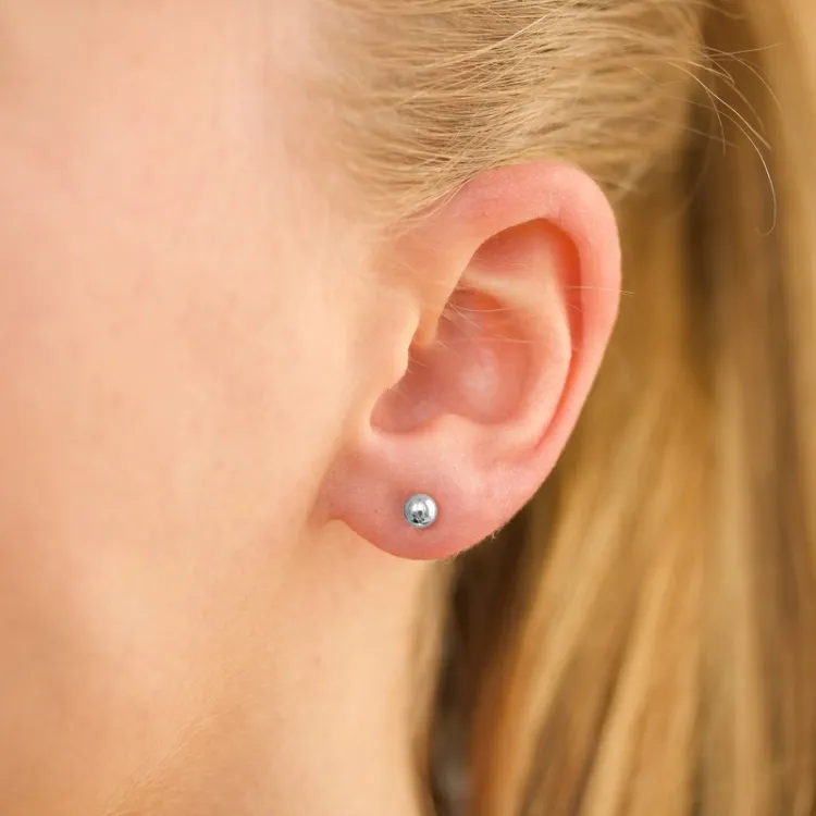 4 mm waterproof oorsteker in staal - OCEANA