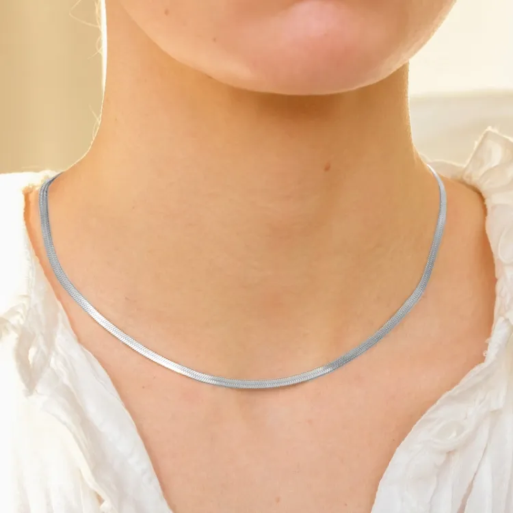 waterproof ketting in staal 40 + 5 cm x 3 mm  - OCEANA