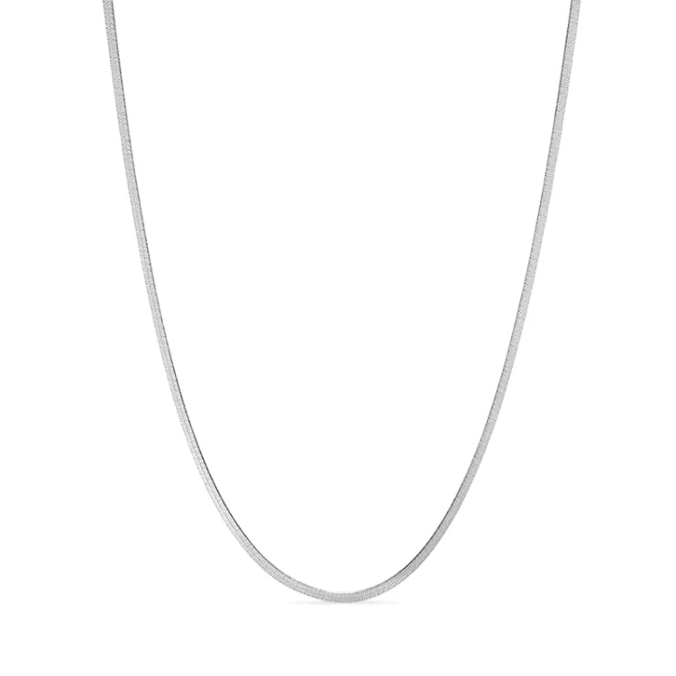 waterproof ketting in staal 39 + 8 cm x 2 mm  - OCEANA