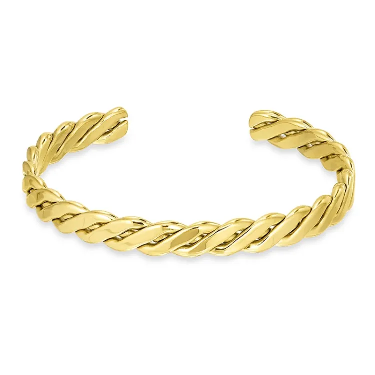 waterproof armband in verguld staal - OCEANA