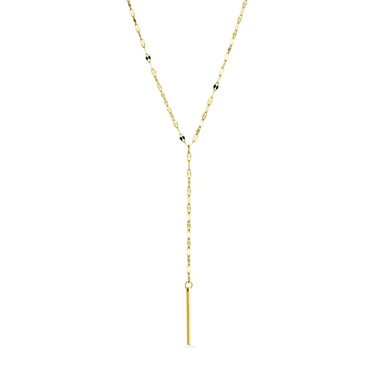 waterproof Y-ketting in verguld staal - OCEANA