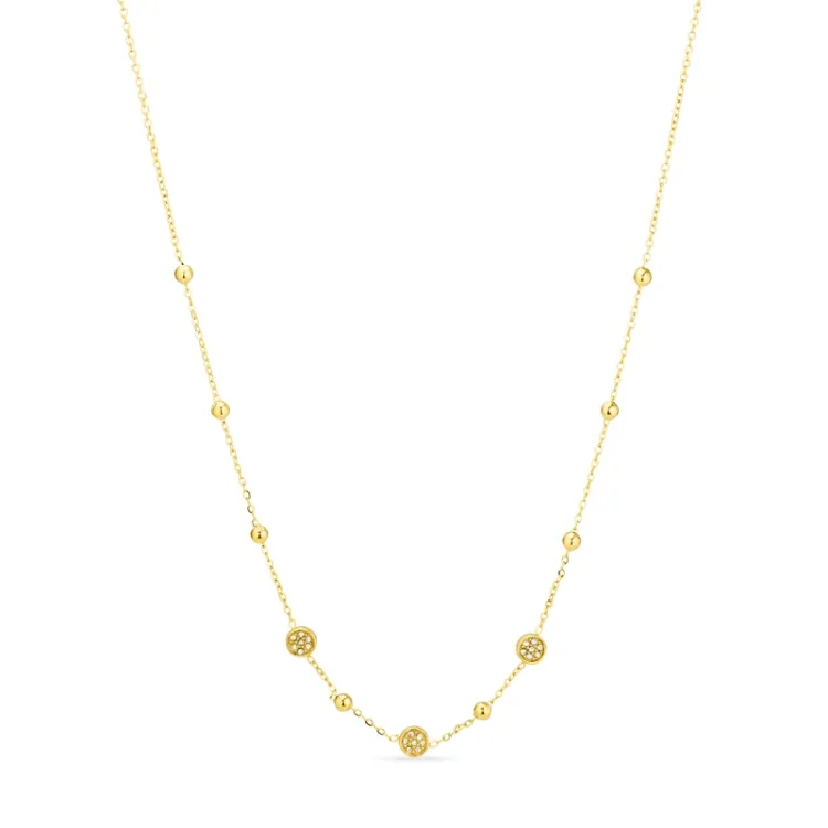 waterproof ketting in verguld staal - OCEANA
