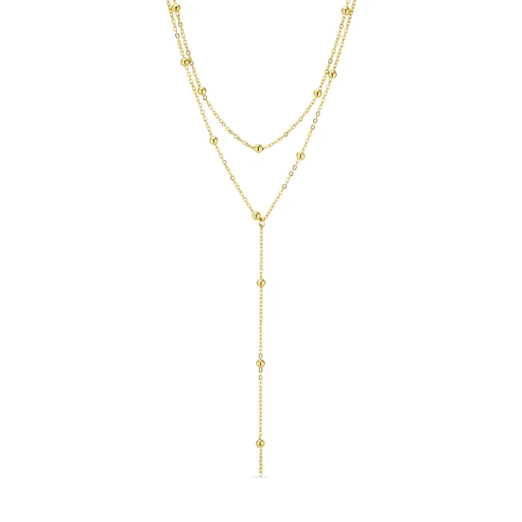 waterproof ketting in verguld staal - OCEANA