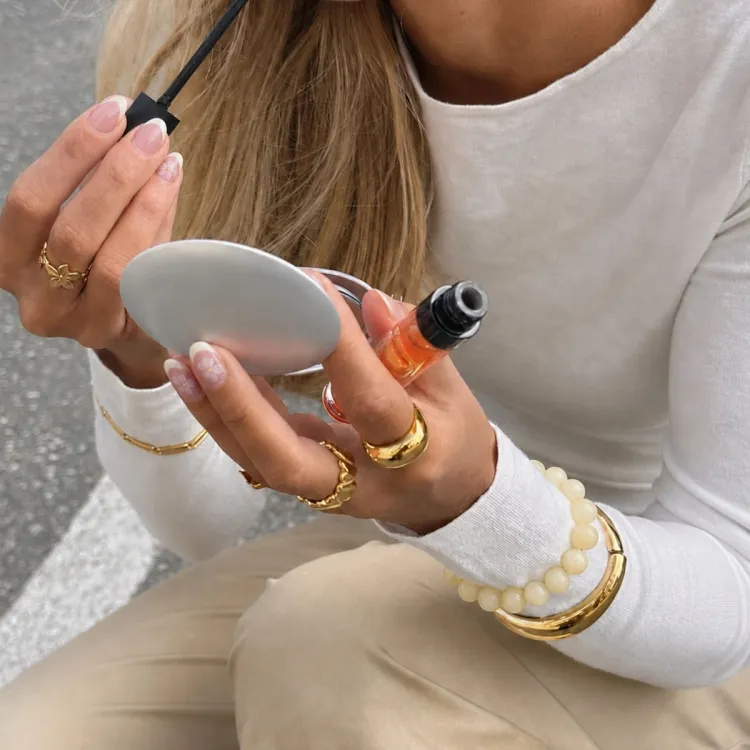 waterproof ring in verguld staal - OCEANA