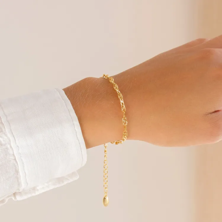 waterproof armband in verguld staal - OCEANA