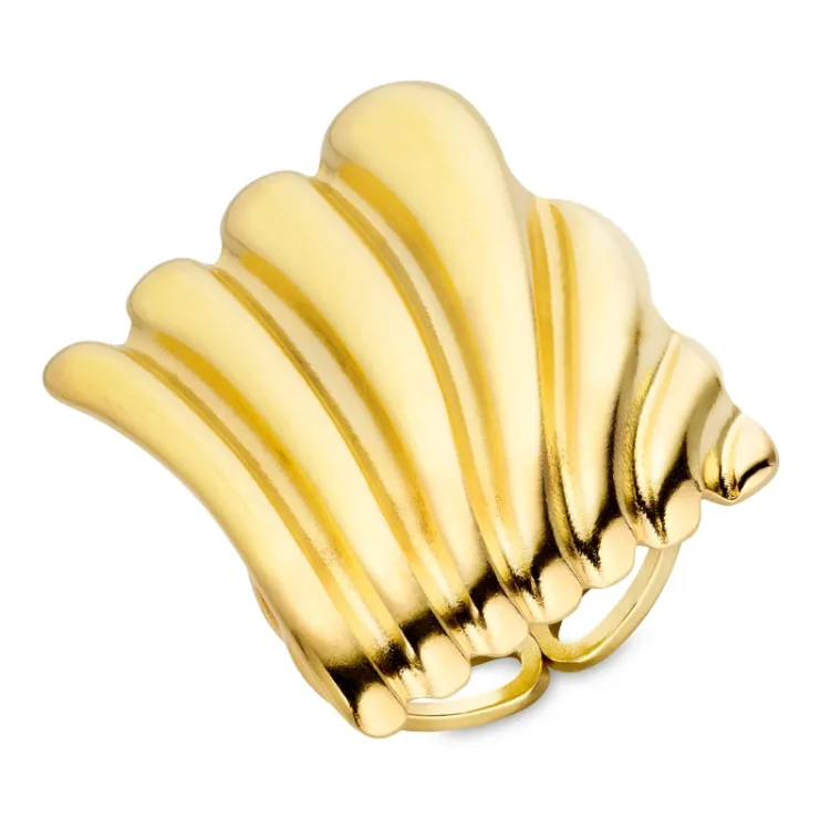 waterproof ring in verguld staal - OCEANA