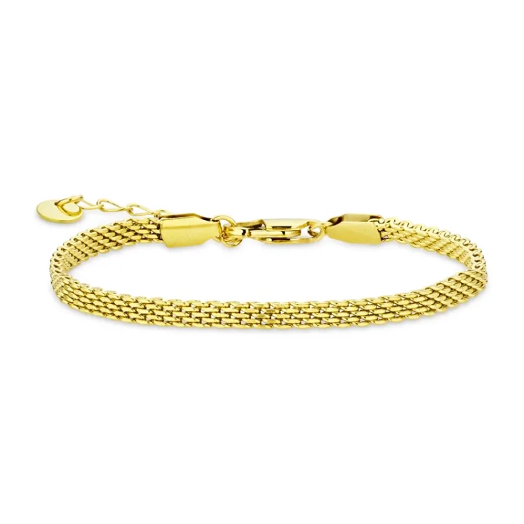 waterproof armband in verguld staal - OCEANA
