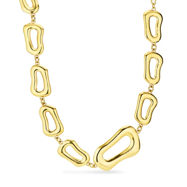 waterproof ketting in verguld staal - OCEANA