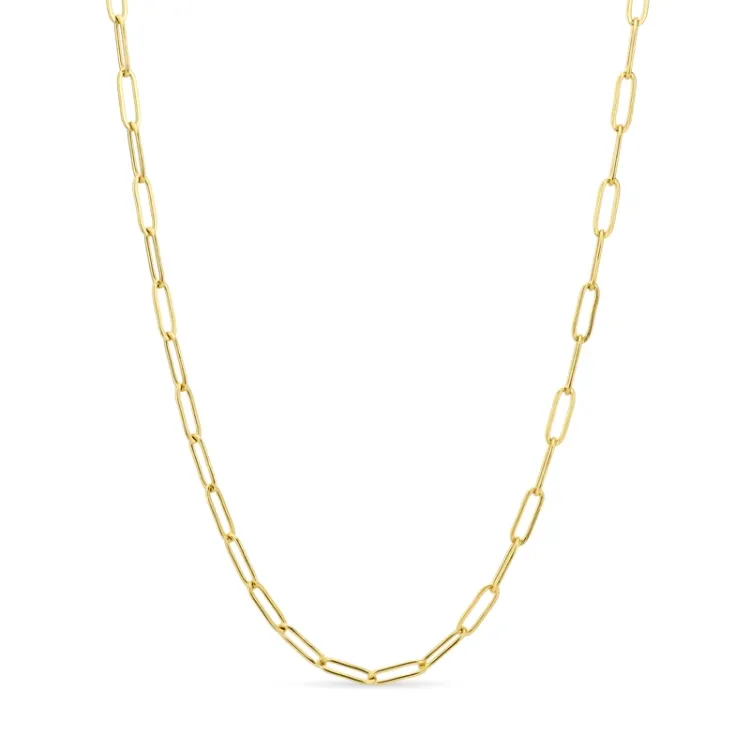 verzamelmonster ketting in verguld staal 60 cm x 3,5 mm  - OCEANA