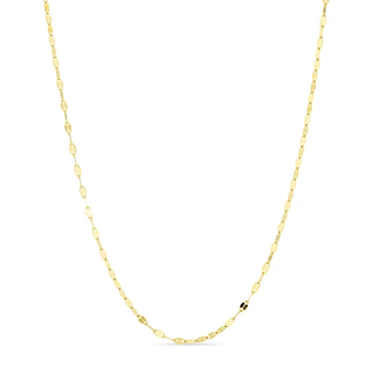 waterproof ketting in verguld staal 40+5 cm x 2 mm  - OCEANA