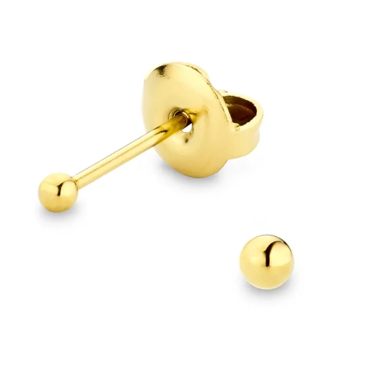 2 mm waterproof oorsteker in verguld staal - OCEANA