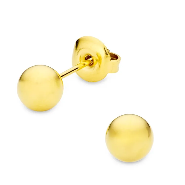 6 mm waterproof oorsteker in verguld staal - OCEANA