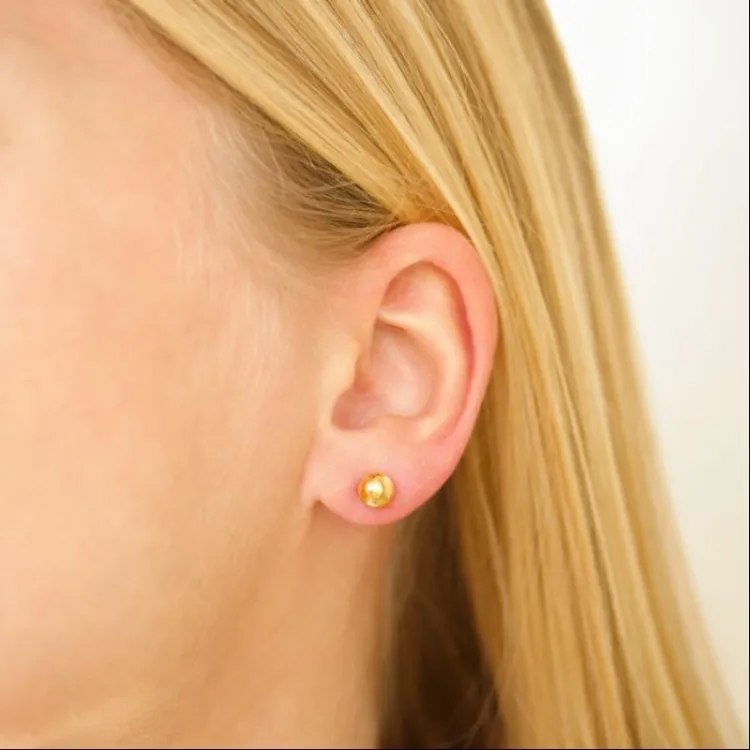 6 mm waterproof oorsteker in verguld staal - OCEANA