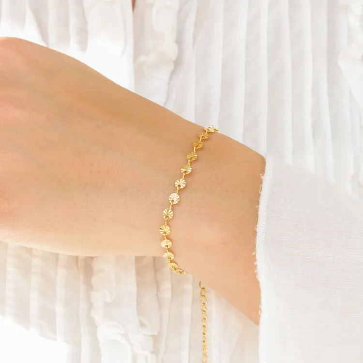 waterproof armband in verguld staal - OCEANA