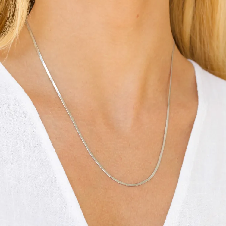 waterproof slangenketting in staal  x 2,0 mm  - OCEANA