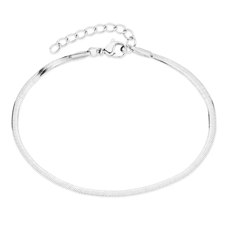 waterproof slangenarmband in staal  x 2,0 mm  - OCEANA