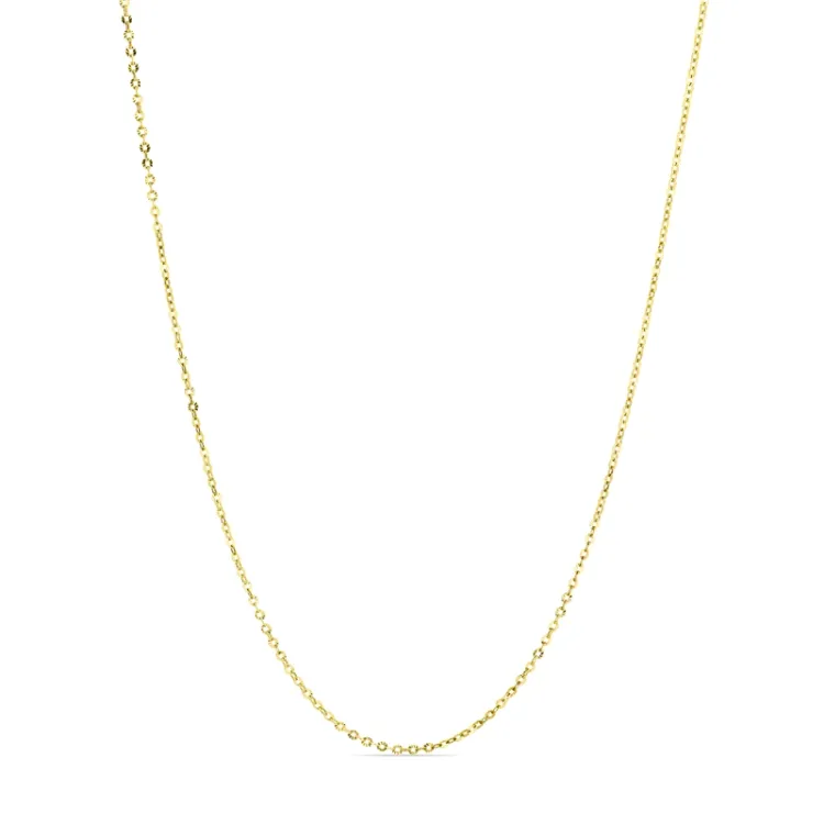 waterproof ketting in verguld staal  x 1,5 mm  - OCEANA