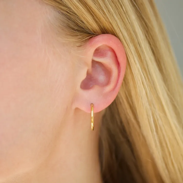 14 mm waterproof creool in verguld staal - OCEANA