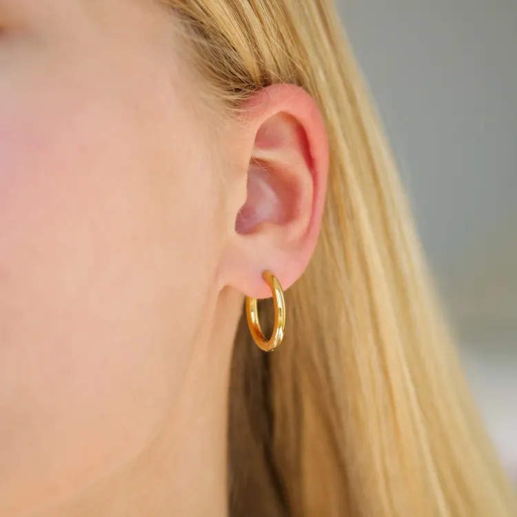 14 mm waterproof creool in verguld staal - OCEANA