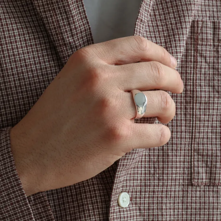 waterproof ovale ring in staal